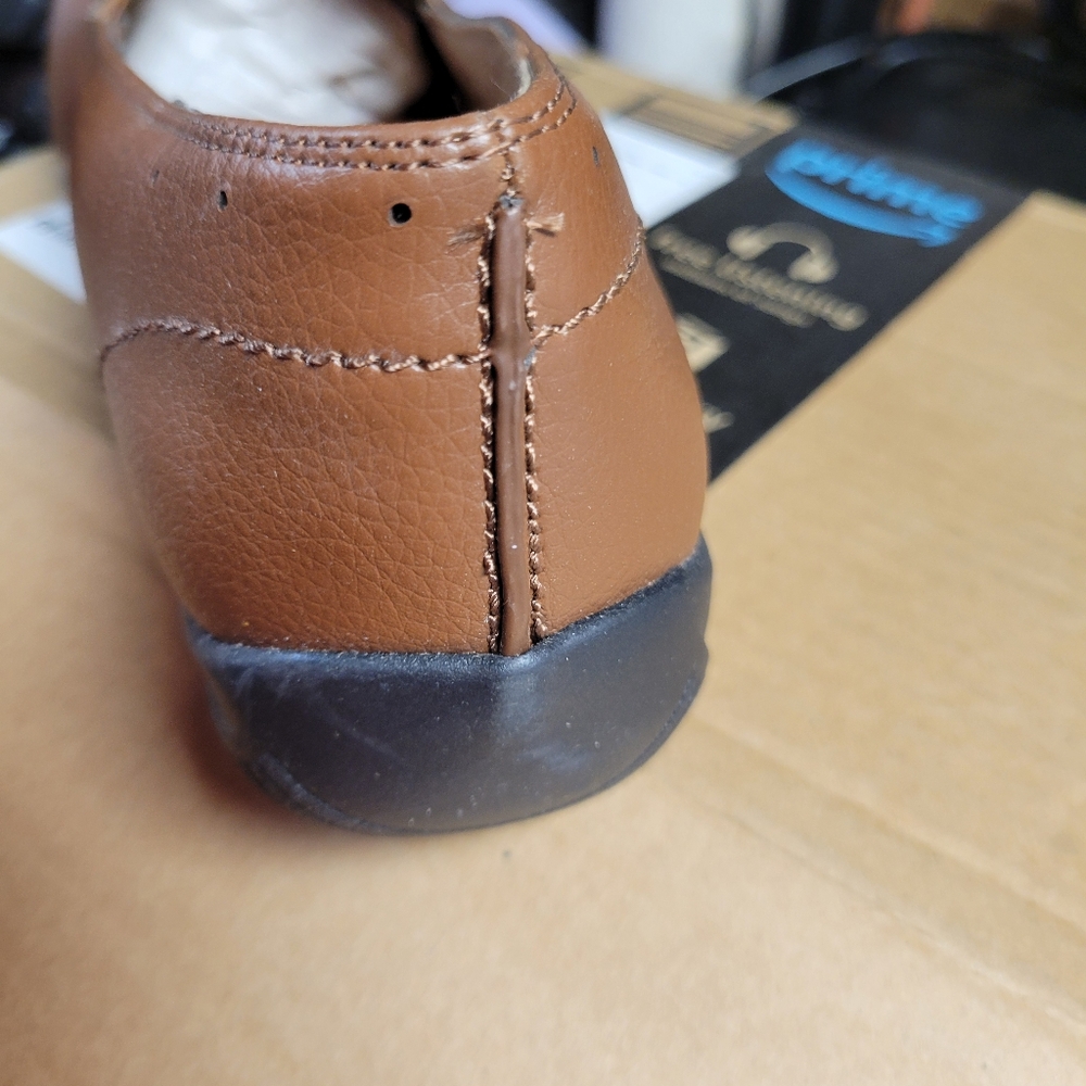 Easy‎ Street NEW Women's 10WW Comfort Wave Kay Slip-on Mules Dark Tan in Box - Picture 6 of 8